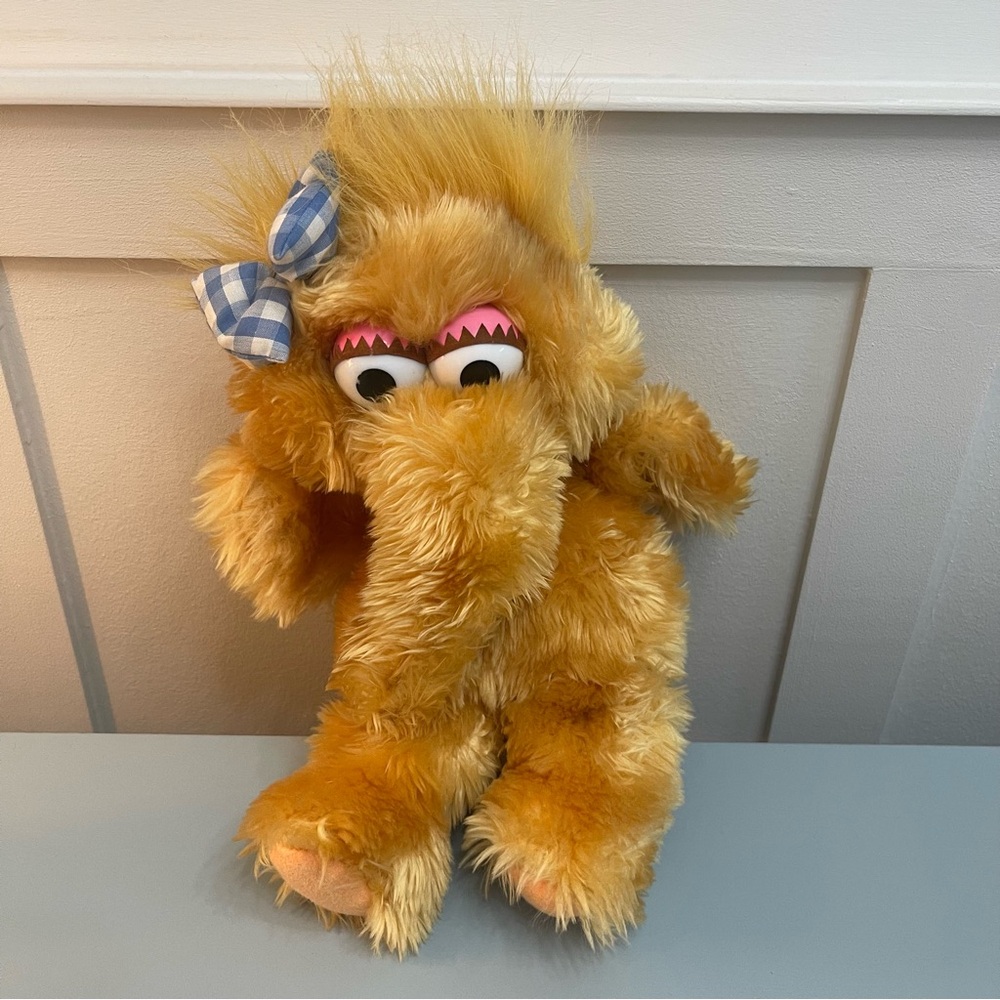 Vintage 90’s Baby Alice Snuffleupagus - Plush Puppet Toy - Sesame Street